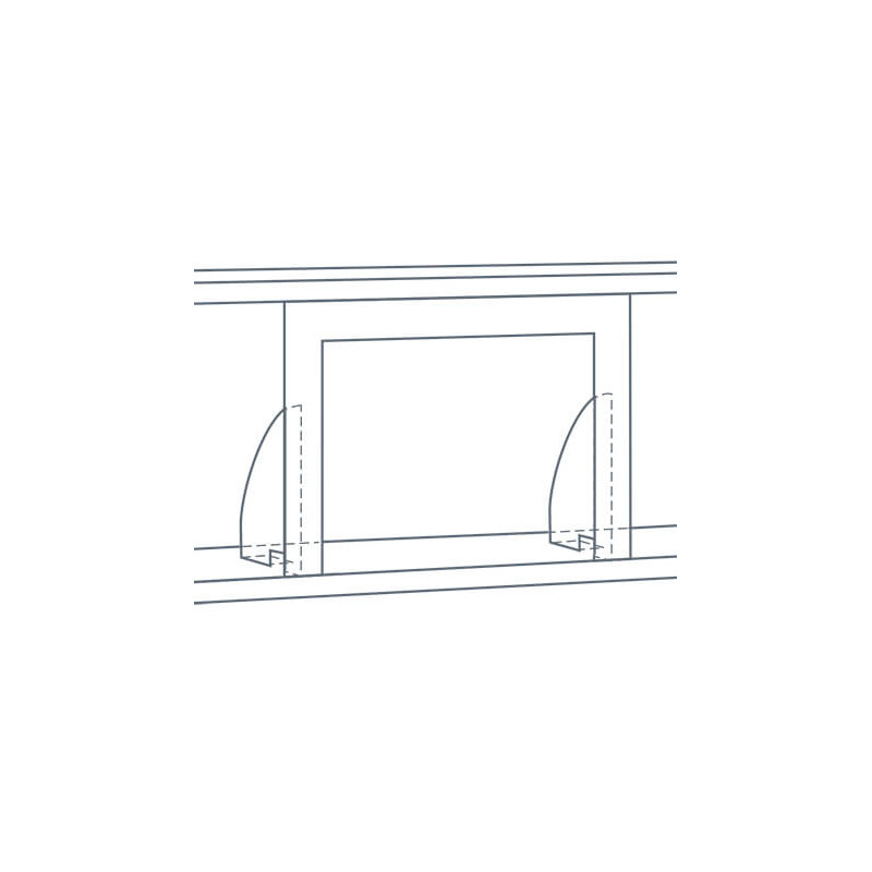 PLV d'habillage de linéaire portique standard à poser # VFP1111