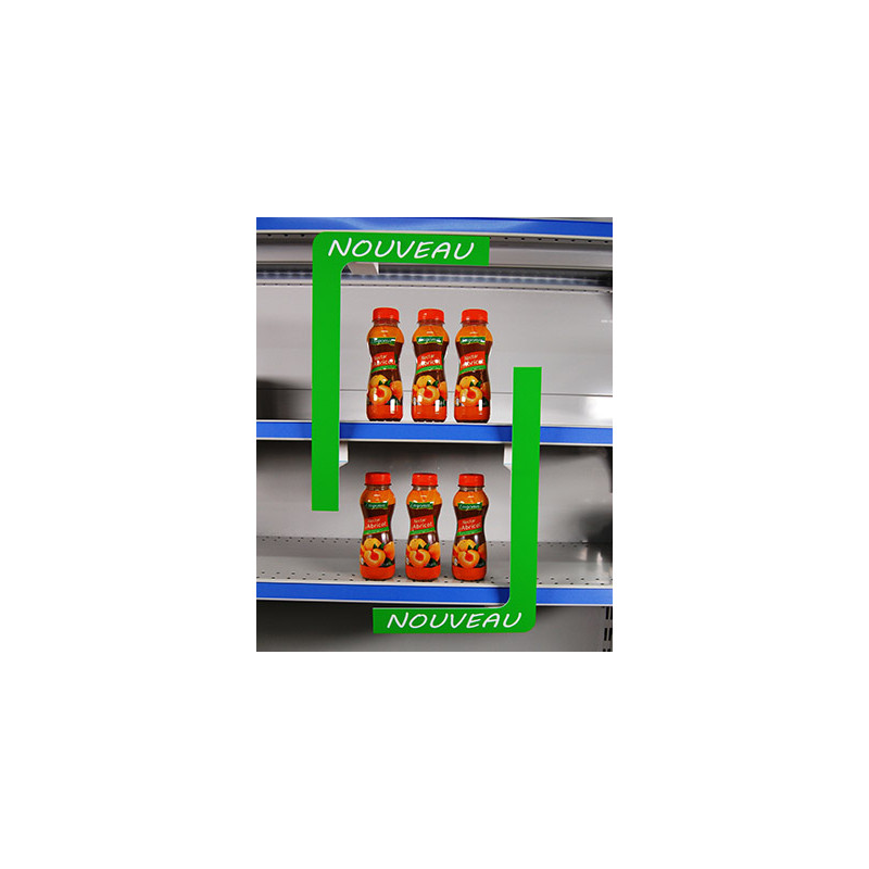 PLV d'habillage de linéaire fenêtre 2 angles # VFP0311