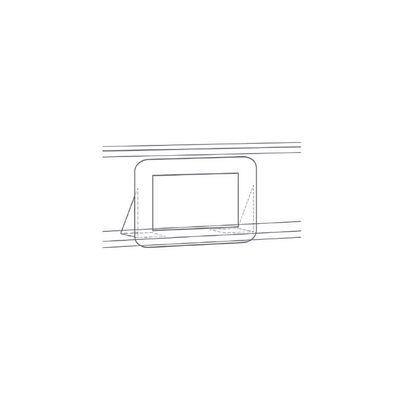 PLV d'habillage de linéaire fenêtre à poser standard # VFP0111