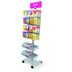 Présentoir sur roulettes MULTOSPIN® 1 # VPP1511 Présentoir sur roulettes MULTOSPIN® 1 # VPP1511