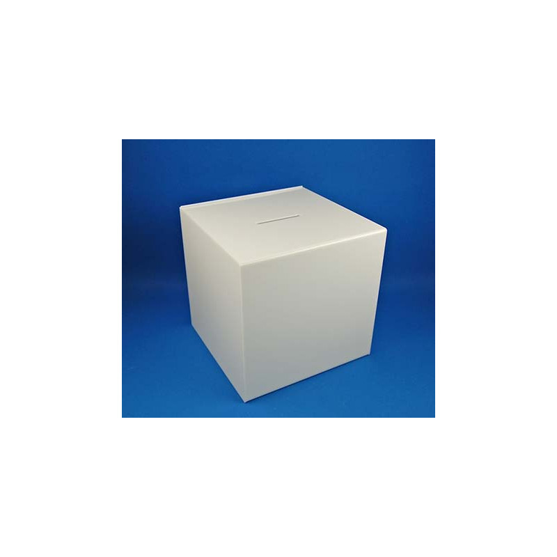 urne plexi blanche  # VPB0242