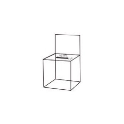 Urne en plexiglas transparent 30 cm 