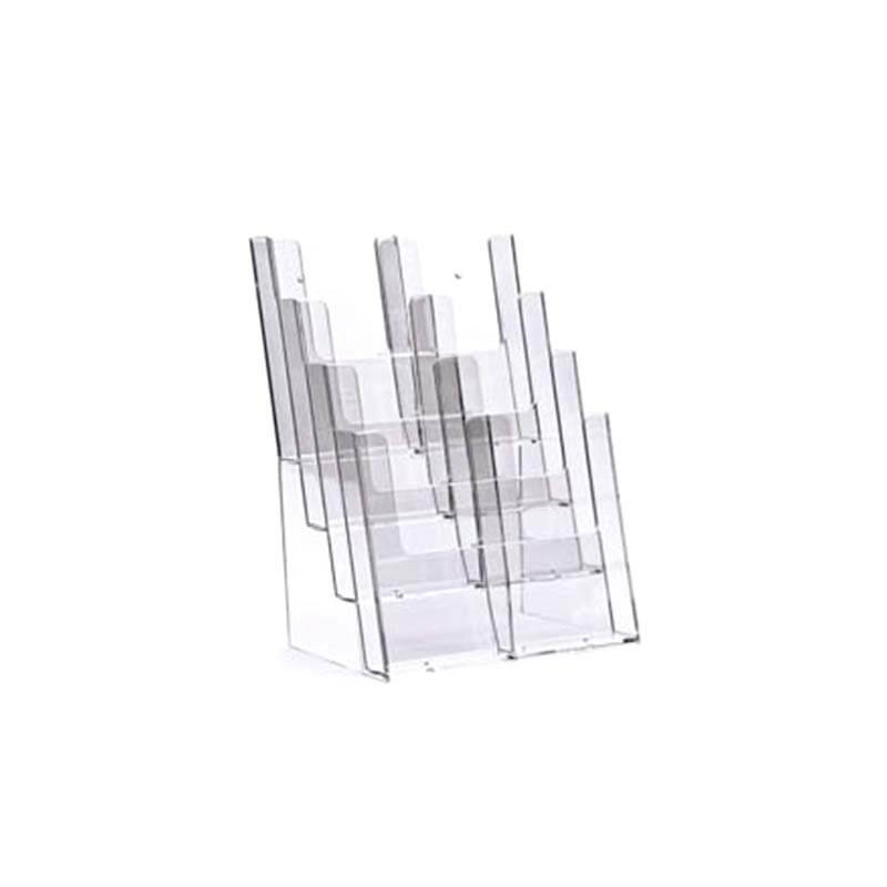 Support de brochure 8 bacs 1/3A4 ou 4xA4 # VPB0822