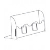 Porte-brochures multibacs 2 ou 3 compartiments # VPB0061