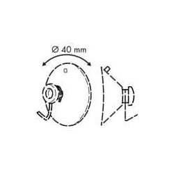 Ventouse pour votre banderole publicitaire Ø 40 mm