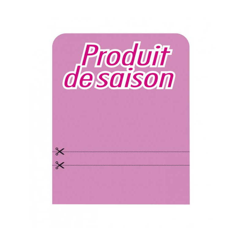 Stop Rayon frontaux pour réglette PRODUIT DE SAISON # VSR0629