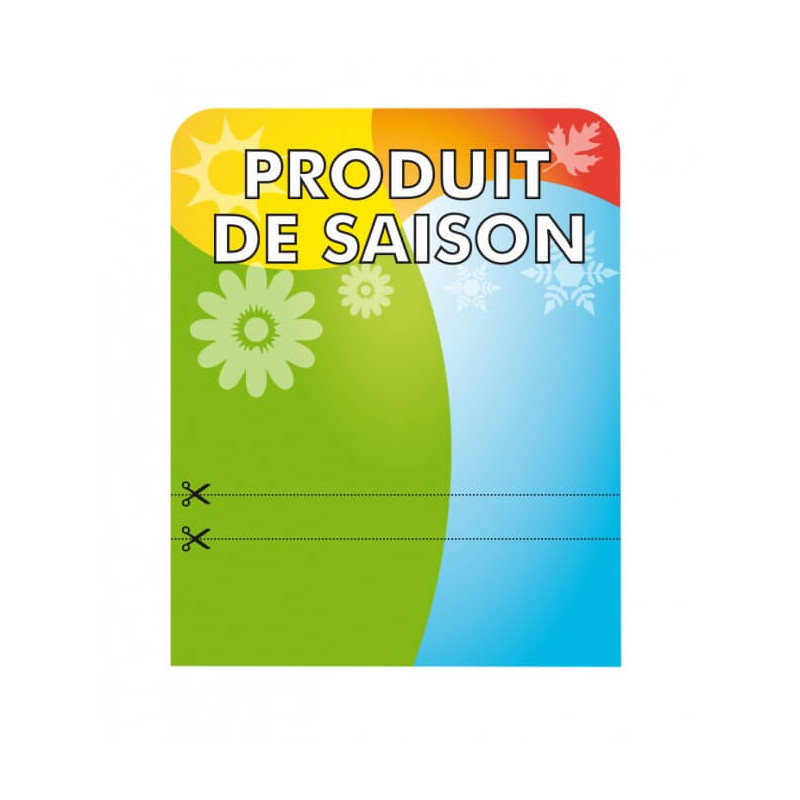 Stop Rayon frontaux pour réglette PRODUIT DE SAISON # VSR0627