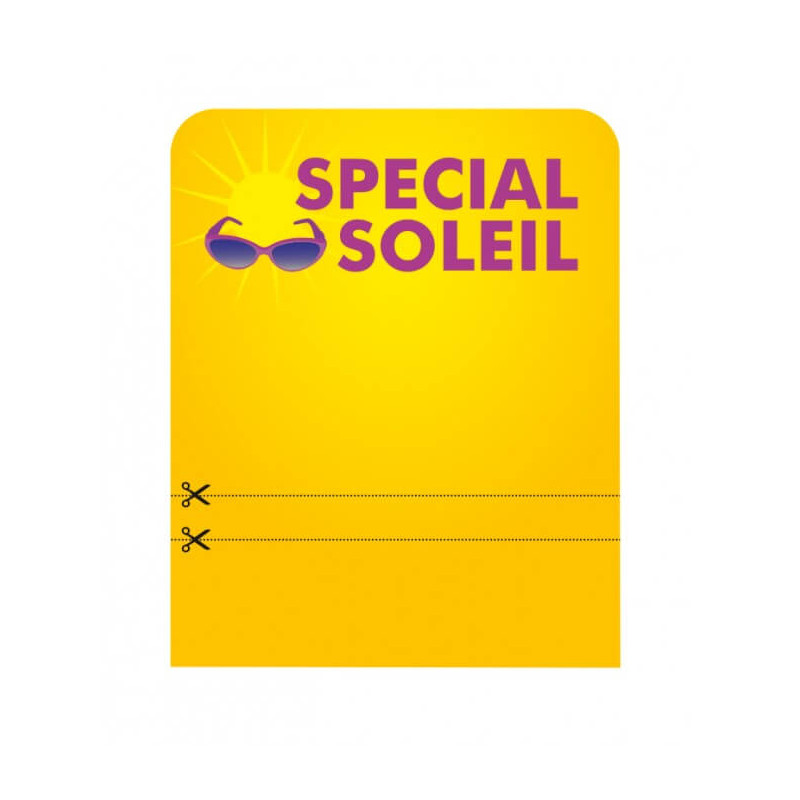 Stop Rayon frontaux pour réglette SPECIAL SOLEIL # VSR0615