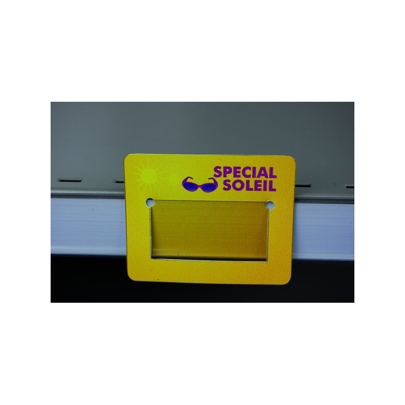 Stop Rayon frontaux encadrant le prix SPECIAL SOLEIL # VSR0715