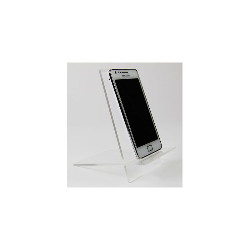 Présentoir telephone plexi forme transat standard # VPP0047