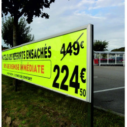 Structure acier pour panneau calicot # VME6401 Structure acier pour panneau calicot # VME6401