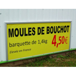 Cadre clippant mural pour calicot imprimé # VPE6401