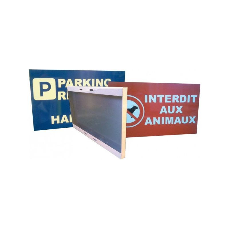 panneau publicitaire alu  # PA0111