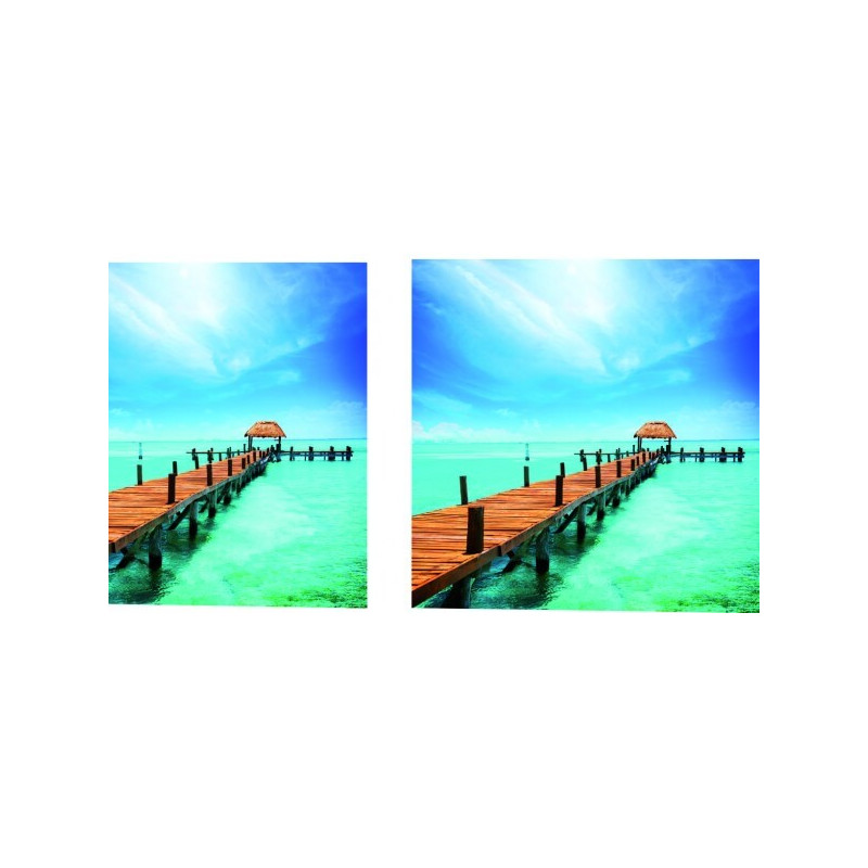 Visuel fond de vitrine "Mer3" # BC2155