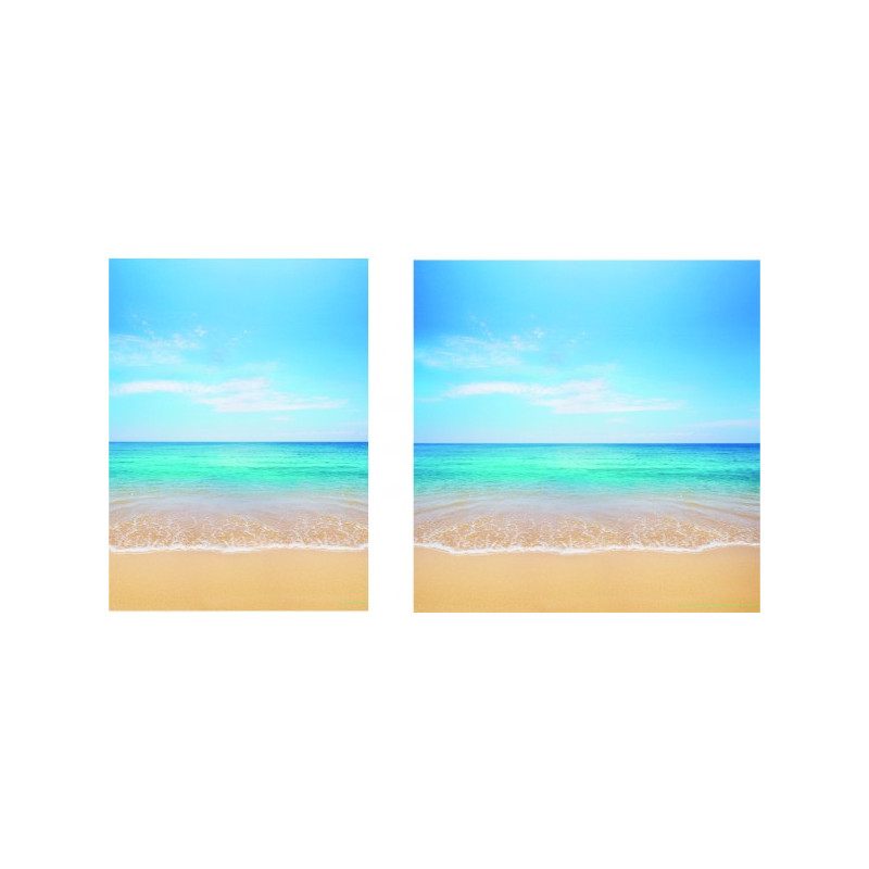 Visuel fond de vitrine "Mer1" # BC2143