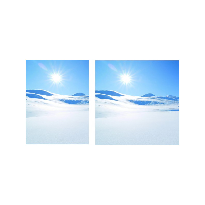 Visuel fond de vitrine "Hiver1" # BC1133