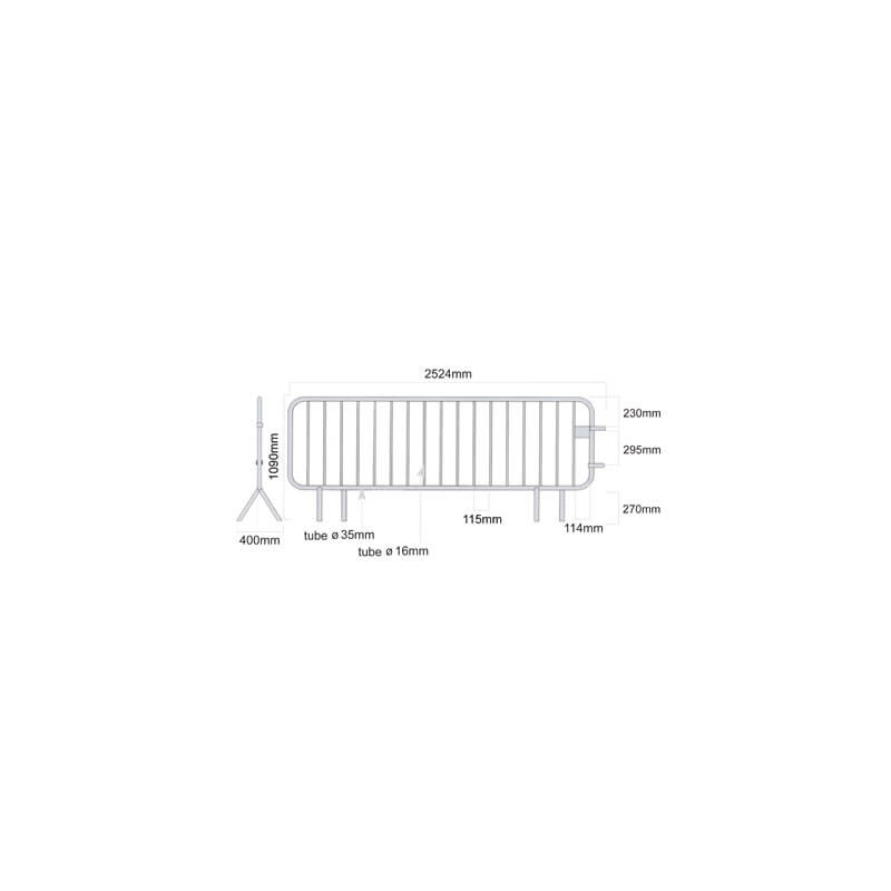 barrière de protection anti emeute  # MU2213