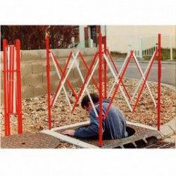 barrière de chantier extensible  pour regard  # MU2273