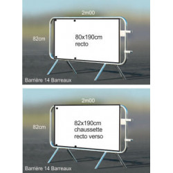 Habillage de barrière de sécurité # BC6001