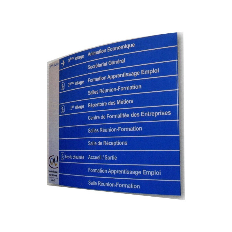 panneau signalétique support alu # DP2311