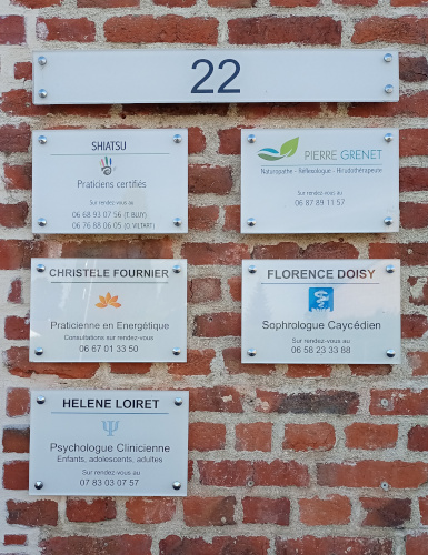 plaques professionnelles d'extérieur