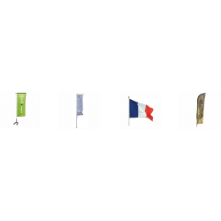 drapeaux ,mats et voile danimation publicitaire