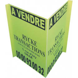 Panneau Polypropyléne alvéolaire, type immobilier