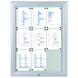 vitrine affichage extérieur sécurisée et résistante