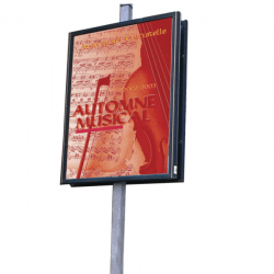 vitrine porte affiche murale