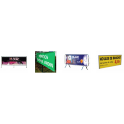banderoles publicitaires , calicots et kakémono
