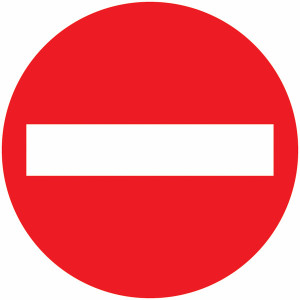 Panneau Routier Interdiction Type B