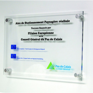 Plaque de porte Plexiglass