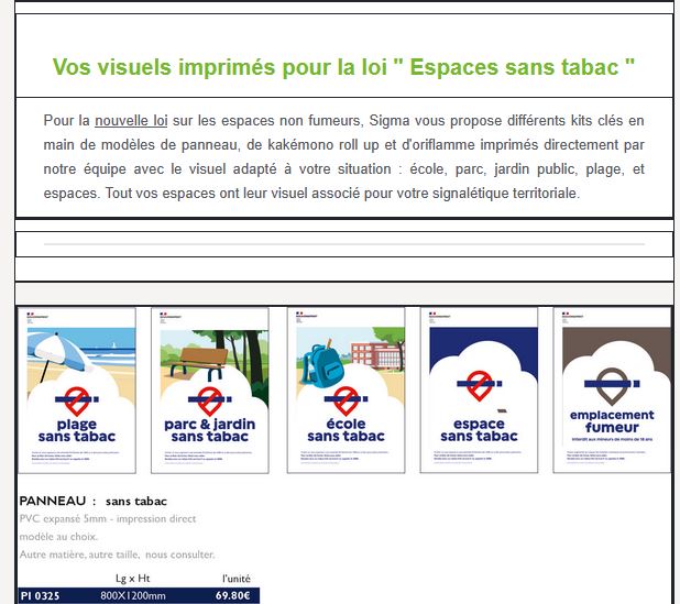 image mailing PLV pharmacie
