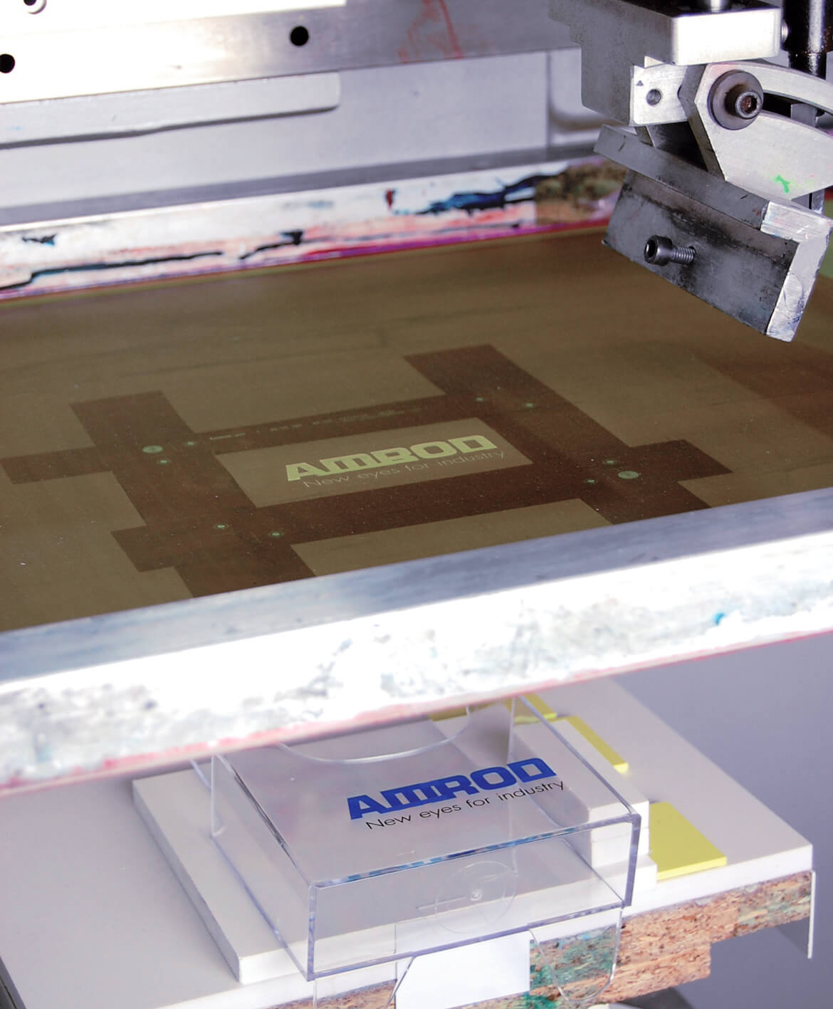 Sérigraphie sur porte flyers